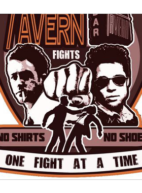 Lou's Tavern Fight Club brad pitt 搏击俱乐部Shirt新款T恤6