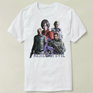 residentevil6biohazard生化危机6Shirt圆领衣服上衣T恤