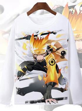 naruto长袖火影忍者联名t