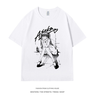 eva周边衣服初号机明日香数码印花透气直喷短袖T恤夏季上衣