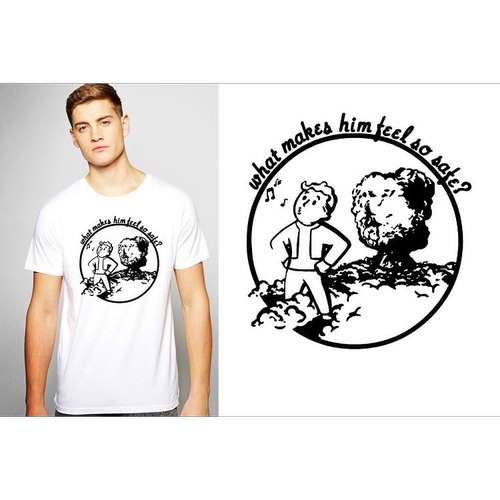 Fallout4vaultboy辐射4T-Shirt成人T恤班服上衣TEE圆领新款12