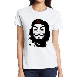 切格瓦拉T恤女白色圆领春夏潮流短袖街头衣服 Che Guevara tshirt