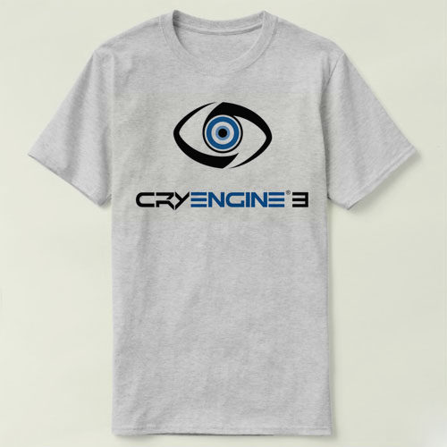 CryENGINE 3 Crysis Tee video GAME Shirt 孤岛危机 定制T恤