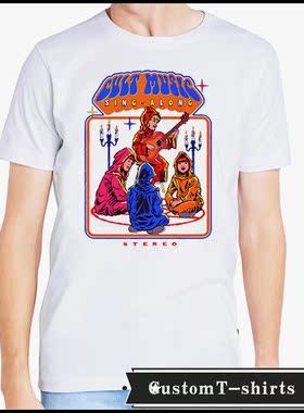 Cult Music Sing-Along 80's collection 男女成人 T恤T-shirt8