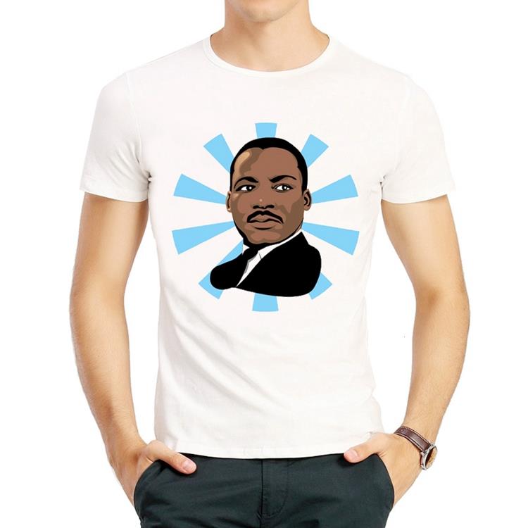 马丁路德金T恤名人印花短袖衣服男女 Martin Luther King T-shirt