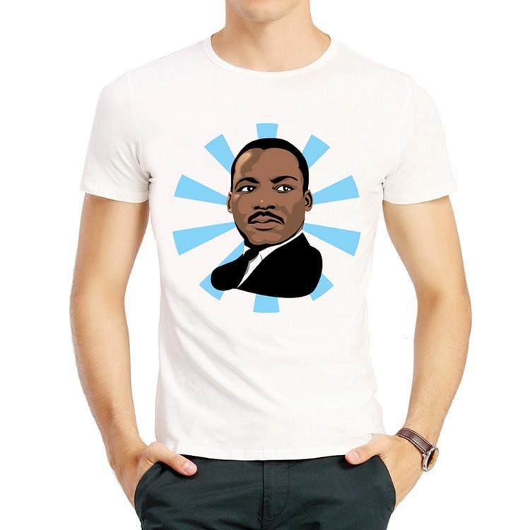 马丁路德金t恤名人印花短袖衣服男女 martin luther king t-shirt