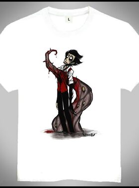 Don't Starve T-shirt 游戏 饥荒 T恤 白色短袖 别饿死 T恤