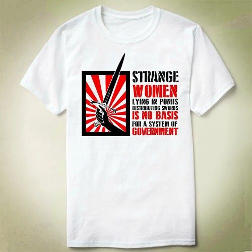 Monty Python Strange Women Lying In Ponds  Tee T-Shirt T恤
