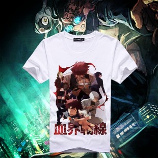 幻血界战线Blood街头莱昂纳多动漫短袖 T恤 钱皇扎普克劳斯帅气新款
