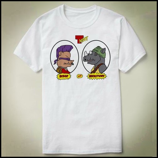 Bebop and Rocksteady 个性 定制  DIY Tee 衣服 T-Shirt T恤