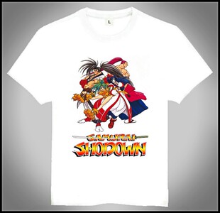 Samurai Spirits T-shirt 侍魂 T恤 经典PS游戏 侍魂 T恤