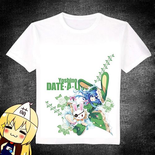约会大作战 DATE A LIVE 四糸乃 动漫周边 长短袖t恤DIY来图定做