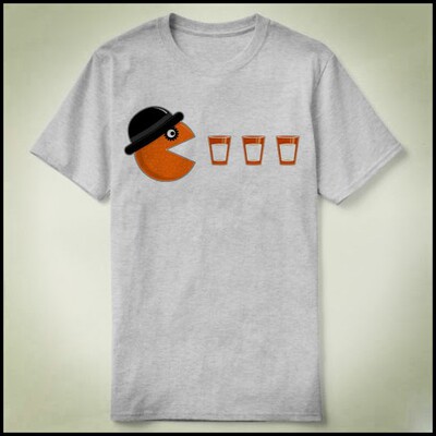 A Clockwork Orange Droogs Pac-Man 吃豆人 发条橙 T-Shirt T恤