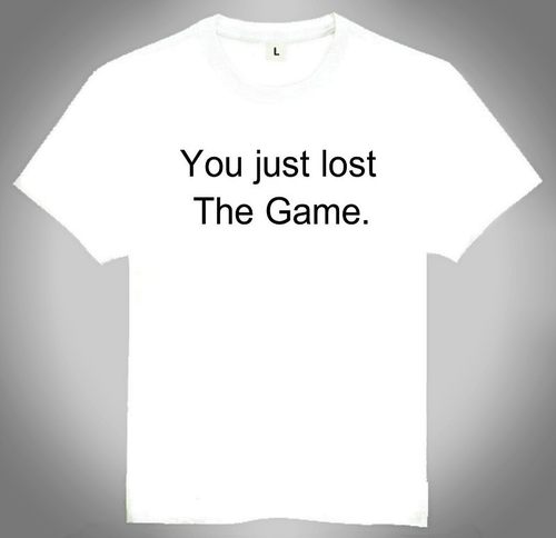 You just lost the game T-shirt 个性英文T恤 T恤 欧美潮流T恤