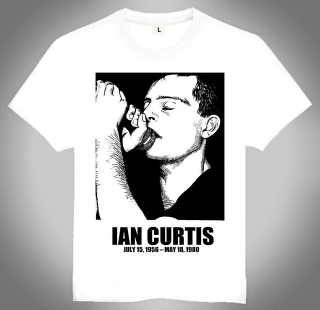 ian curtis t-shirt 名人t恤 ian curtis t恤 欧美潮流t恤