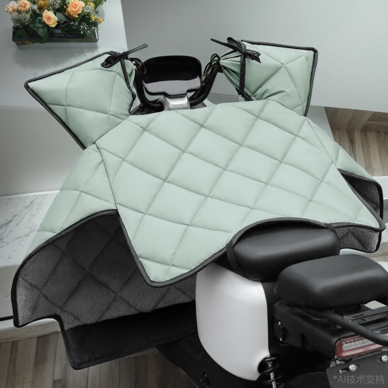 适用绿源cola9电动车挡风被冬季防水加绒加厚四季通用款电瓶车防