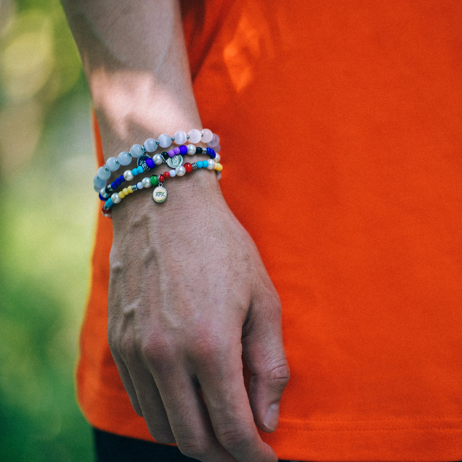 多巴胺配色贝壳串珠手链