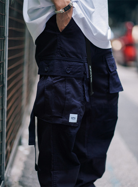 XPX 周柏豪 MULTI-POCKETS ARMY PANTS WITH STRAPS 多口袋工装裤