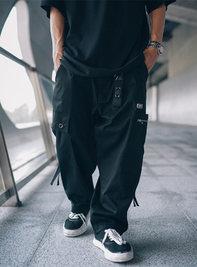 XPX 周柏豪 XPXVIII. METAL BADGE 团队金属徽章工装休闲长裤