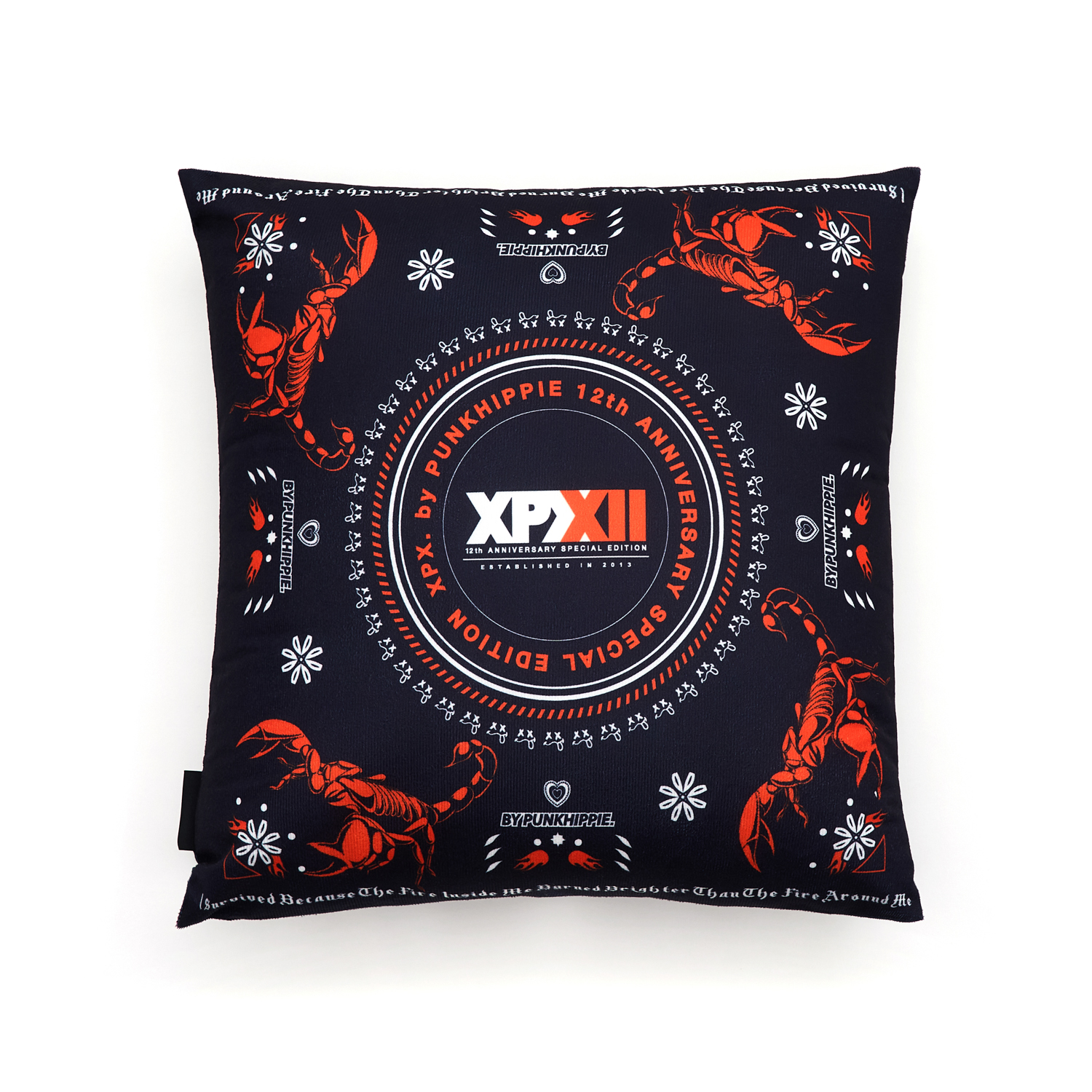 XPX 12周年限定12号字母logo印花抱枕