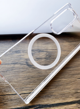 适用于三星GalaxyZFold7手机壳新款透明磁吸中轴保护带支架全包边W26高清透明壳散热简约超薄原装zfold6后壳