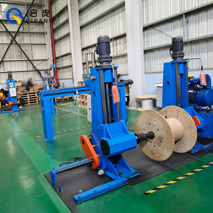 光缆大型平板式端轴收放线机架1600-3150收排线挤押出机生产线