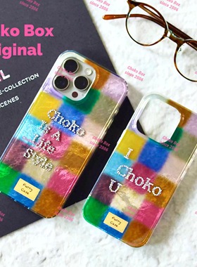 ChokoBox定制手机壳水钻字母情侣礼物