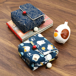 适用黑眼豆豆BUTTONS Air无线蓝牙耳机充电盒保护套收纳袋防划包