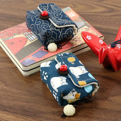 中国风适用final ze3000无线蓝牙耳机充电盒保护套壳收纳袋防划包