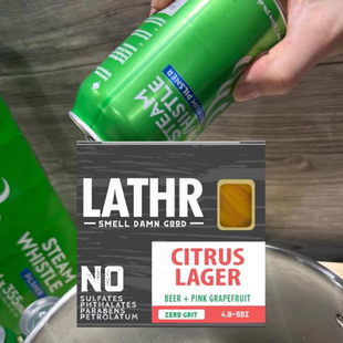 Bar Lathr Soap Lager 啤酒葡萄柚精油令肌肤洁净水润香皂 Citrus