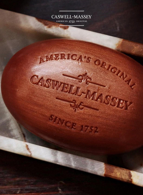 Caswell Massey-经典木纹檀香木 深层清洁保湿男士香皂沐浴皂164g