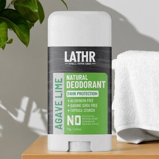 Lime龙舌兰青柠桉树香无铝纯净配方除臭棒 Agave Lathr Deodorant