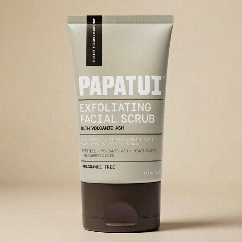 PAPATUI-巨石强森男士去角质面部磨砂膏 火山灰淡化细纹 无添加