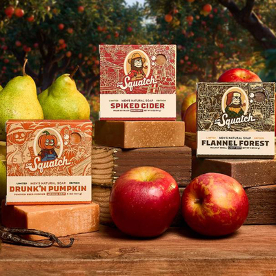 Dr. Squatch-南瓜苹果松木梨子秋日清新气息温暖舒适顺滑限量肥皂