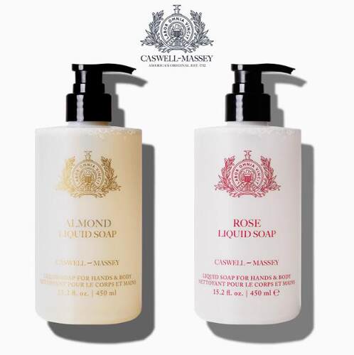 Caswell Massey-植物基底温和清洁保湿杏仁芦荟/玫瑰/檀香沐浴露