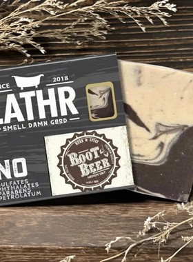Lathr-Root Beer Soap Bar根汁啤酒酸橙香草焦糖琥珀香去角质香皂