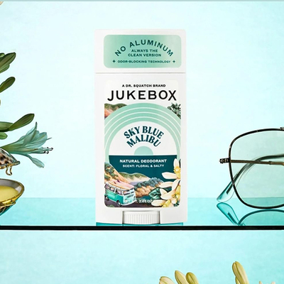 美国Dr. Squatch旗下JUKEBOX-天然无铝蓝色马布里女士腋下除臭棒