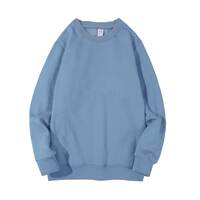 A thick, solid-color, versatile hoodie made of lambskin for autumn and winter, a trendy hoodless pullover for young men, high school and junior high school students thumbnail 8