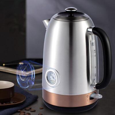 特价跨境不锈钢电热水壶家用烧水茶壶泡茶水壶欧规Kettle