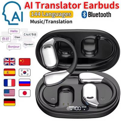 AI Translator Earbuds  Translators Headphones 144 Languages