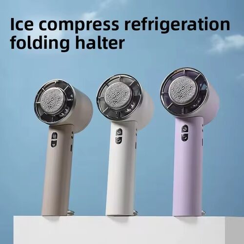 Handheld Mini Cooling Fan  Neck Hanging Ice Relief Fan