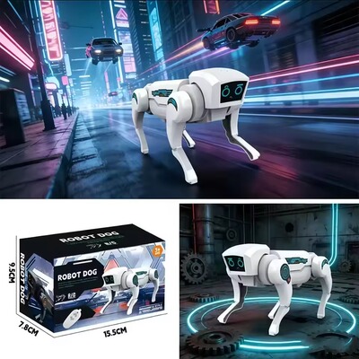 remote-controlled mechanical  DIY assembly combination dog