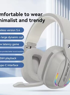 Foldable Over-Ear Earphones Bluetooth5.4 Gaming Headsets
