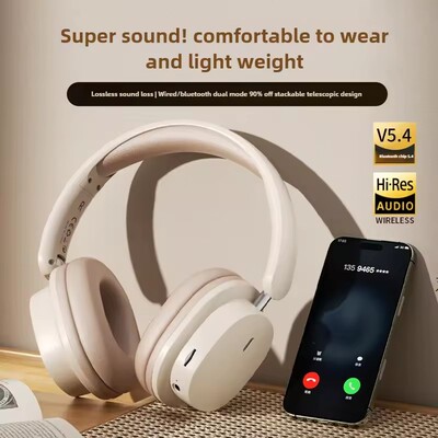 Bluetooth Wireless Headphone Bass Sound Foldable earphone