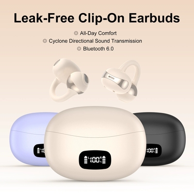 AI translator clipon earbuds bluetooth headphone microphone