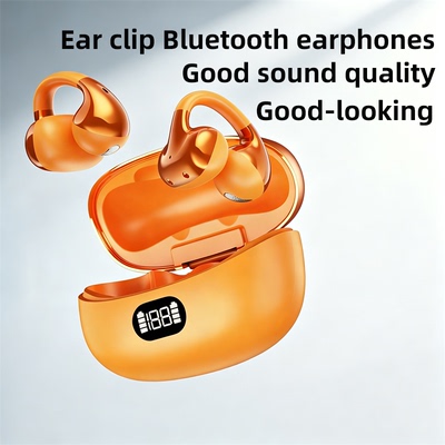 Open Style Bluetooth Earphone Ear Clip Style Listen Music