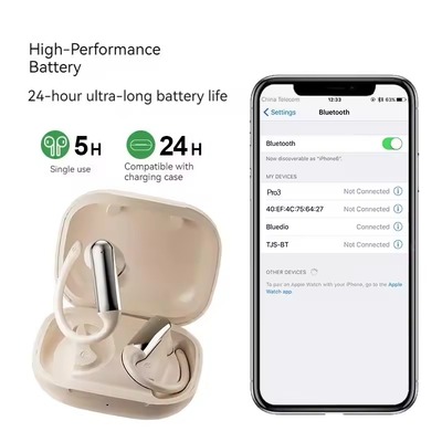 Ear Clip Earbuds Surround Sound Wireless Bluetooth Headsets