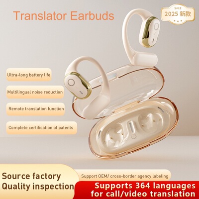 AI Realtime Translator Earbuds Language Translation Earphone