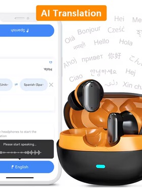 AI Translation Wireless Bluetooth Earphones TWS  Earbuds