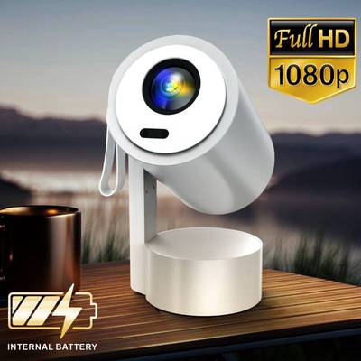 4k Android Screen Projector Android 13 Video Game Projector